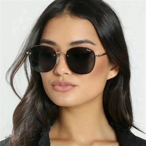 quay jezabell rimless sunglasses|quay clear frame sunglasses.